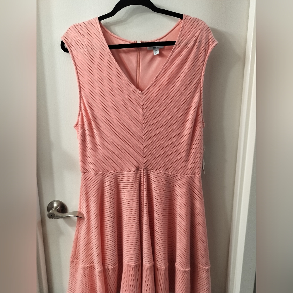 Pink Textured Dress